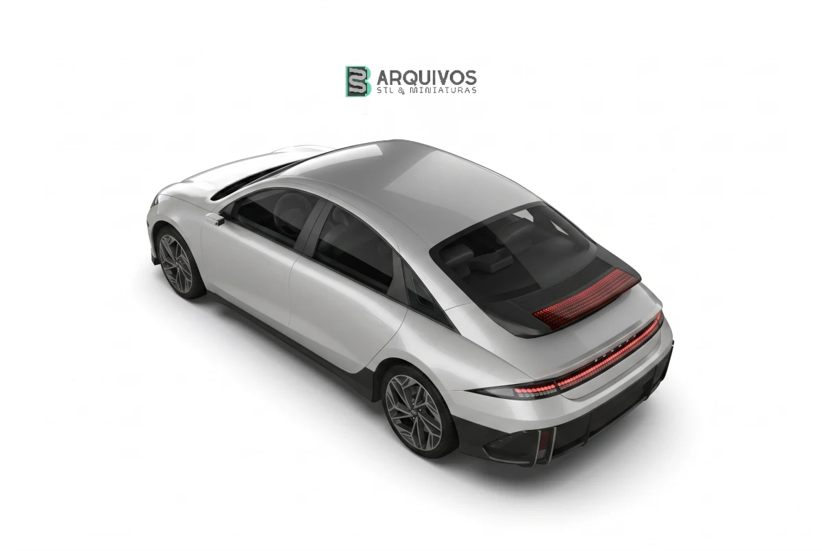 Modelo 3D STL - Hyundai Ioniq 6 2023 — foto 3